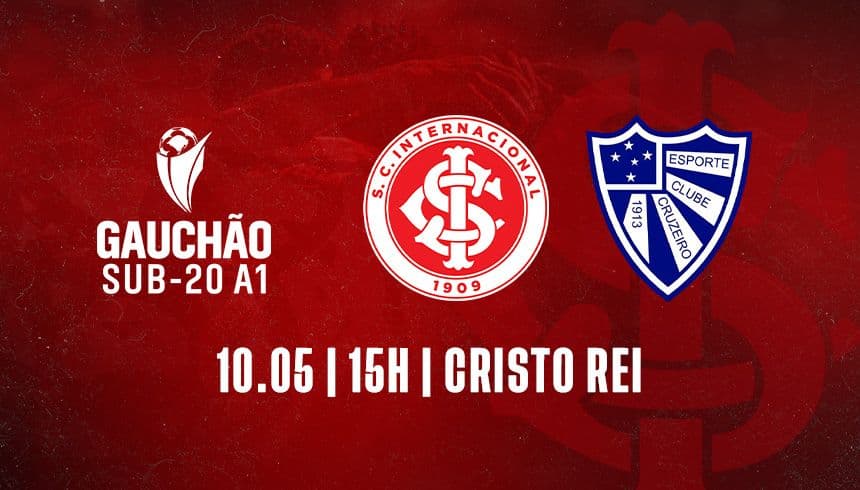 Serviço de jogo: Internacional x Cruzeiro-RS | Campeonato Gaúcho Sub-20 2025