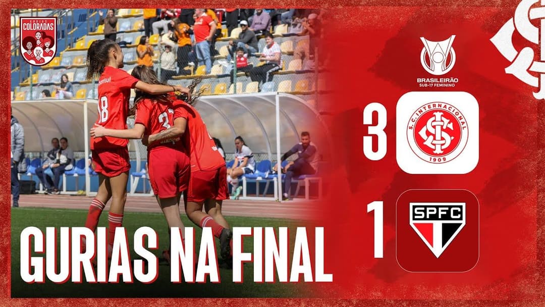 Bastidores | Gurias Coloradas 3 x 1 São Paulo | Semifinal | Brasileirão Feminino Sub-17
