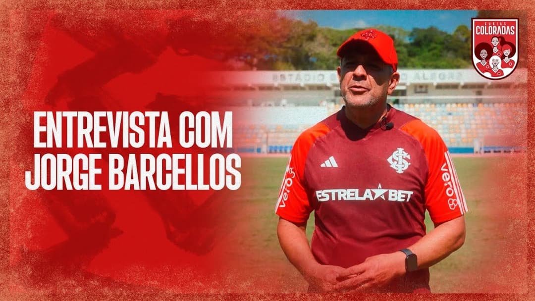 Jorge Barcellos, novo treinador das Gurias Coloradas, concede entrevista exclusiva ao Canal do Inter
