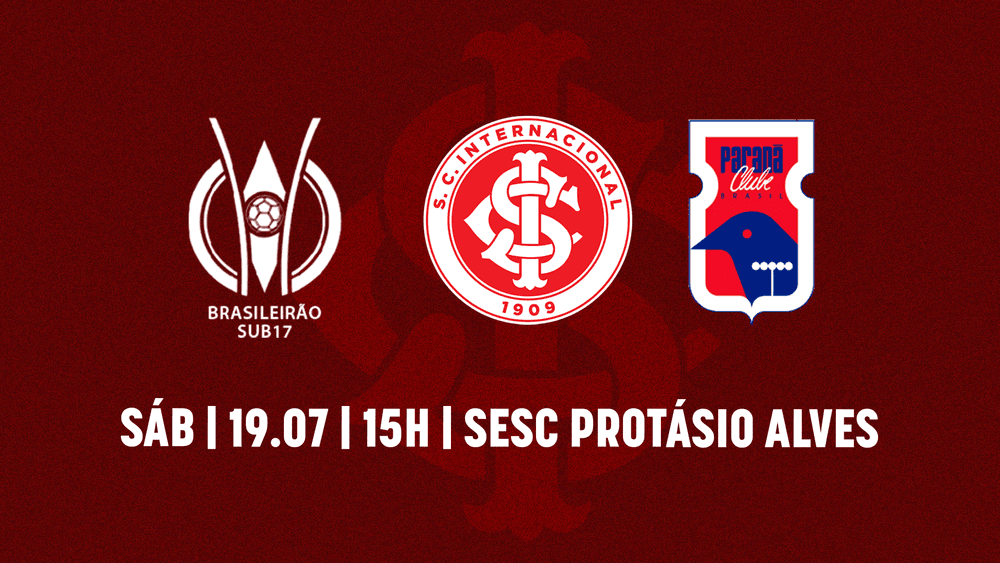 Serviço de Jogo: Internacional x Paraná | Campeonato Brasileiro Feminino Sub-17 ...
