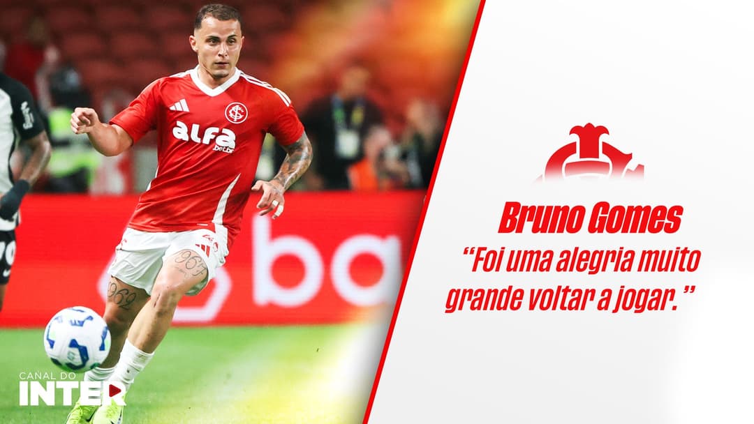 Bruno Gomes fala sobre sua recuperação após ficar 8 meses afastado dos gramados